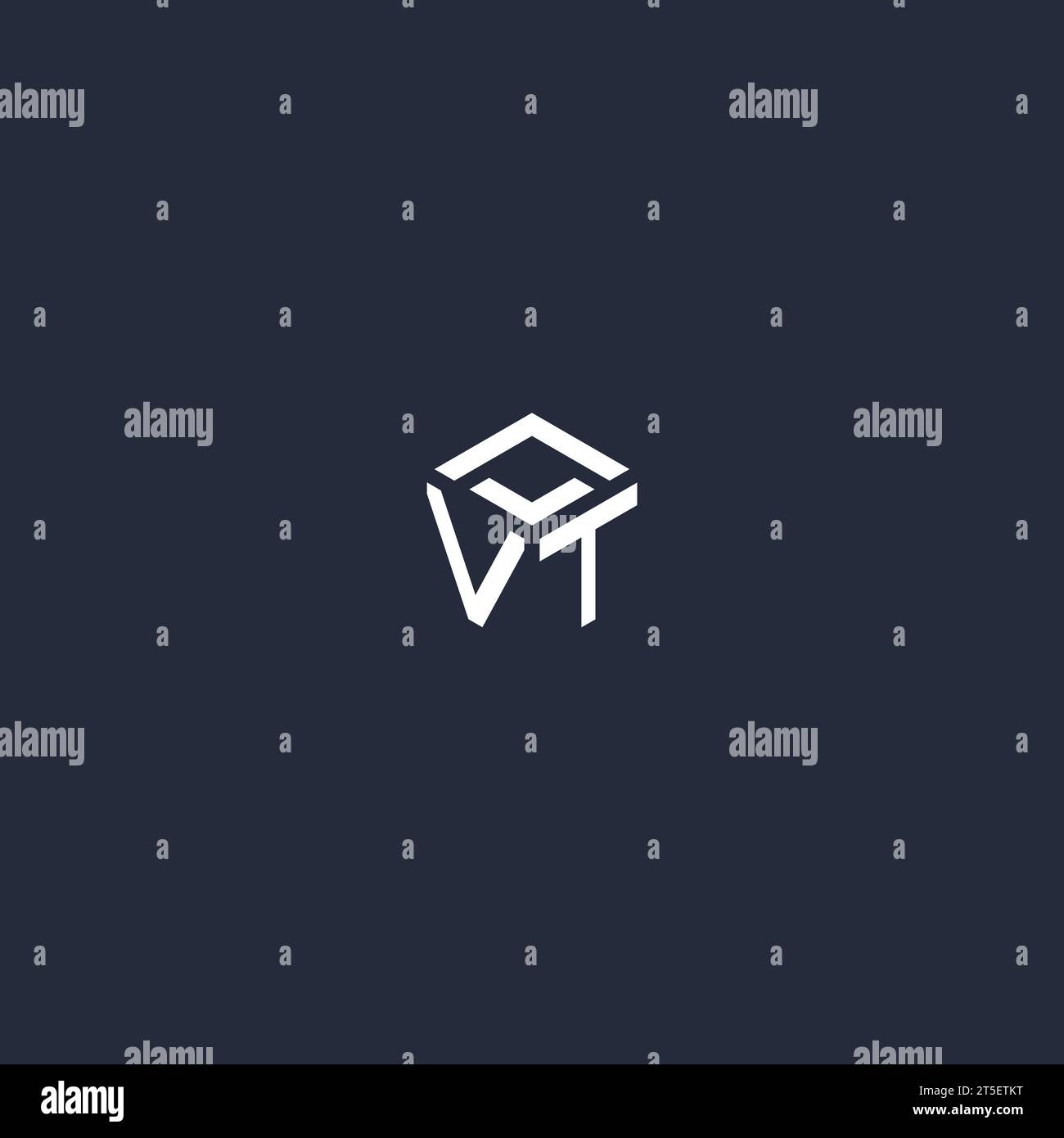 VT initial hexagon logo design inspiration Stock Vector Image & Art - Alamy