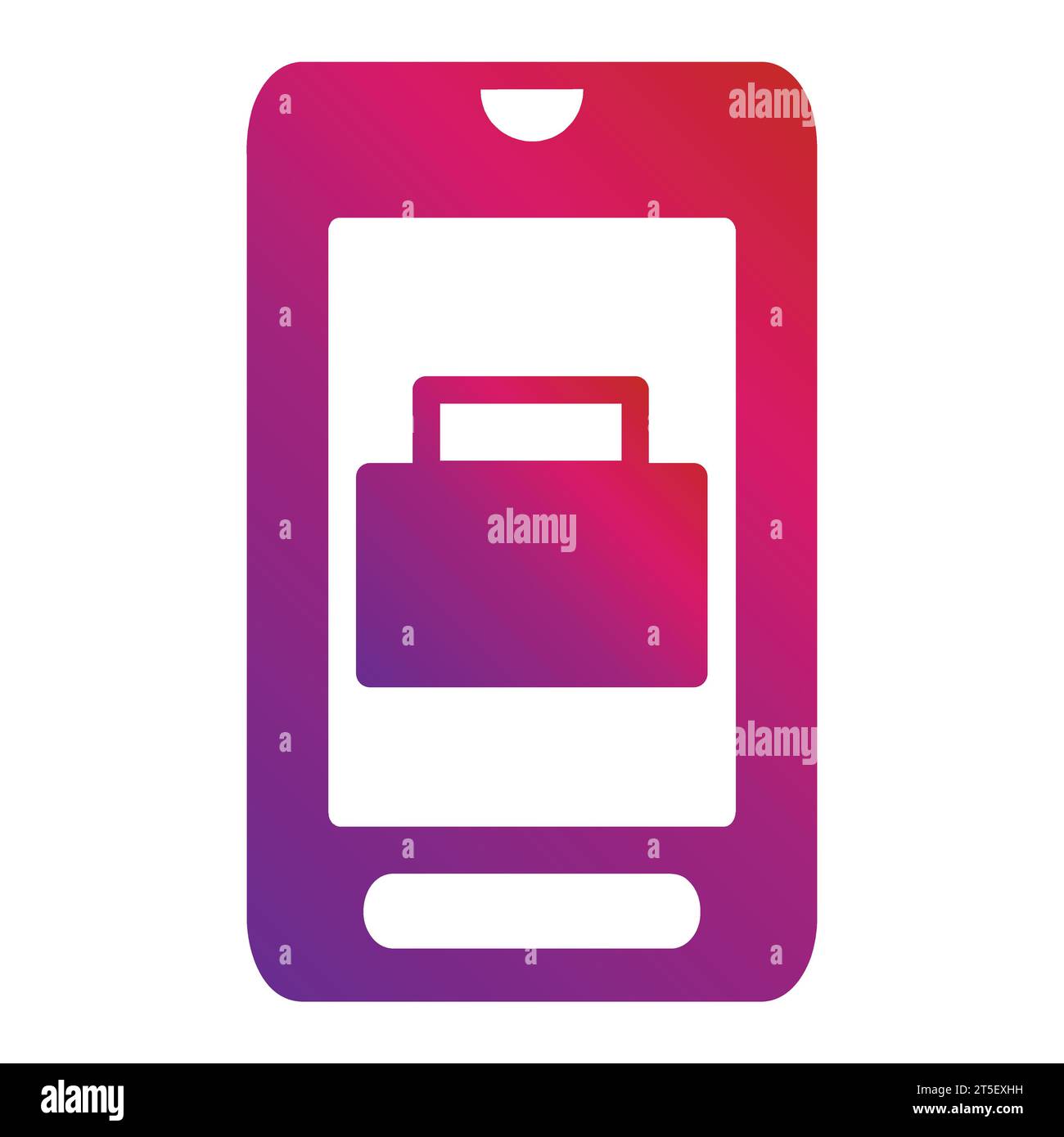 gradient mobile phone icon Stock Vector Image & Art - Alamy