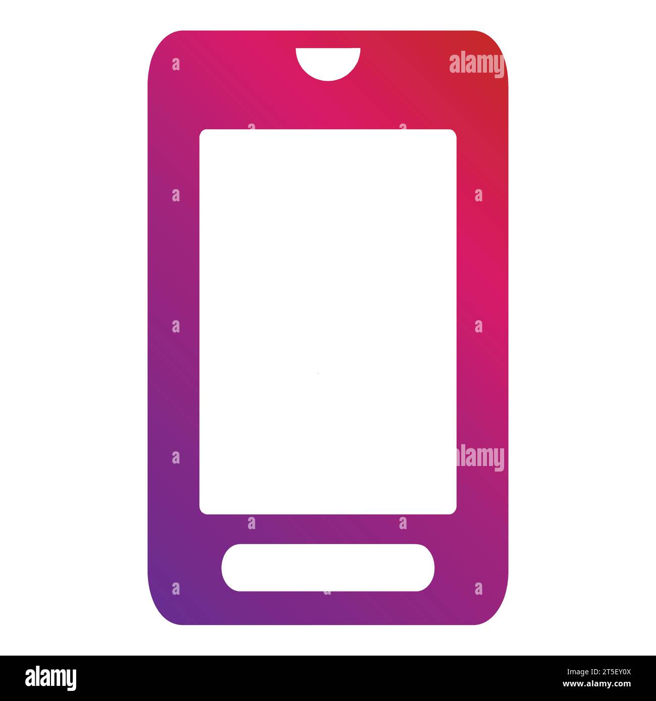 gradient mobile phone icon Stock Vector Image & Art - Alamy