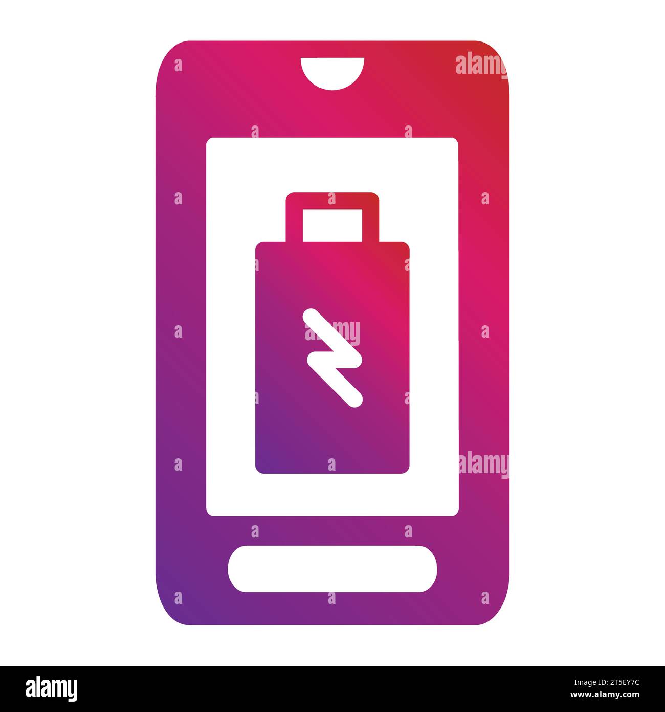 gradient mobile phone icon Stock Vector Image & Art - Alamy