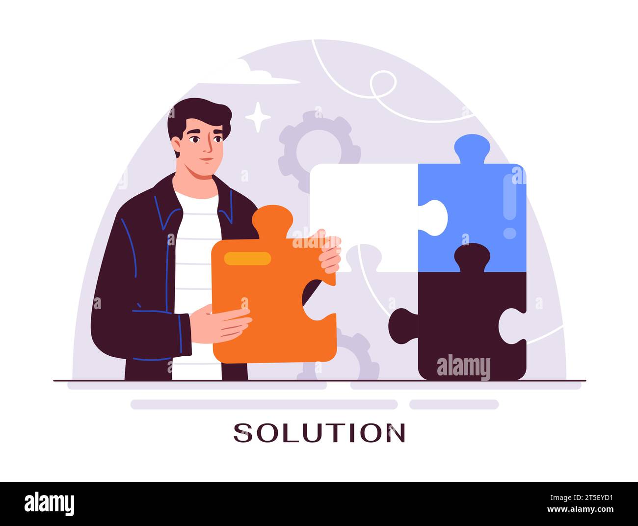 Business process vector concept Stock Vector Image & Art - Alamy