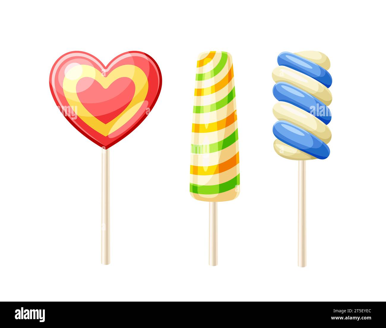 Set of various candies vector Stock Vector Image & Art - Alamy