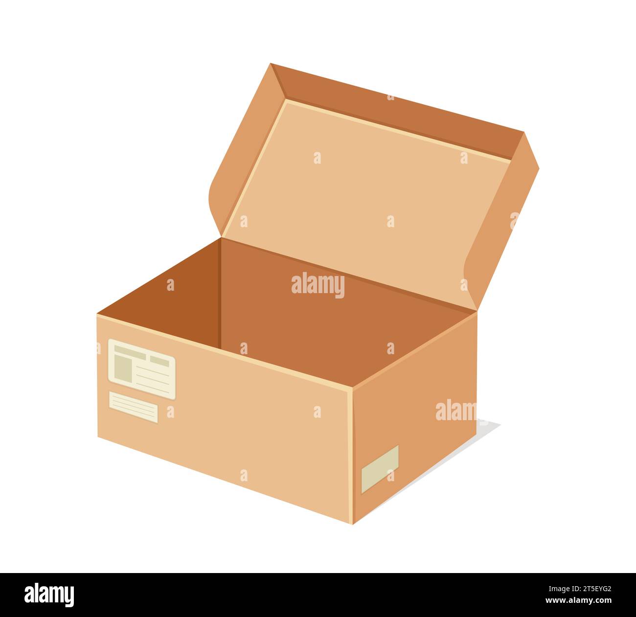Cardboard box vector concept Stock Vector Image & Art - Alamy