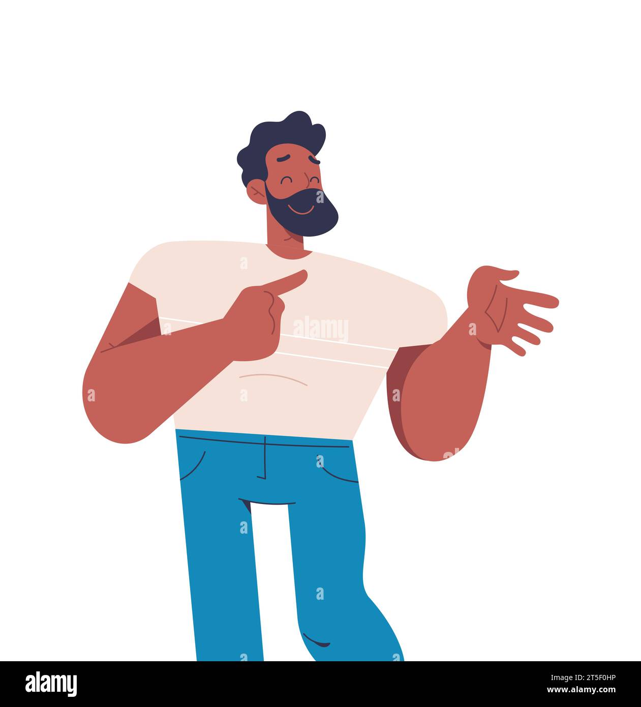 Happy smilling person vector Stock Vector Image & Art - Alamy