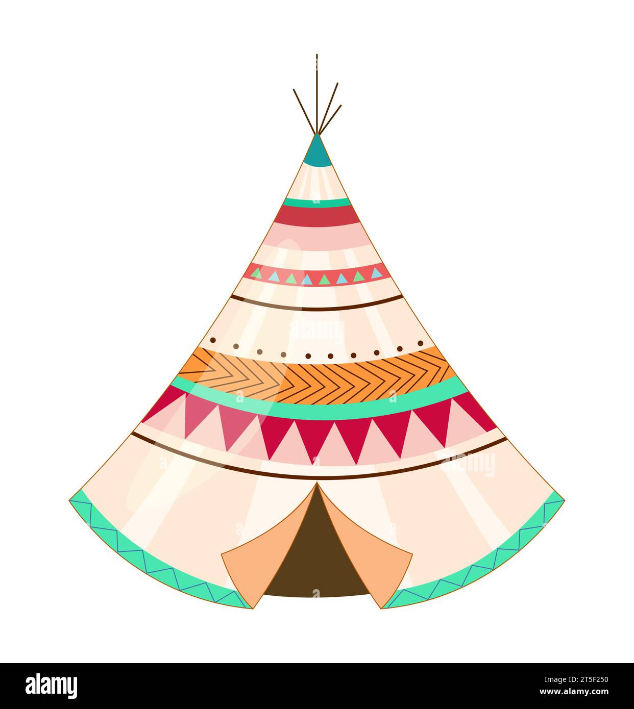 Tipi tipi wigwam Cut Out Stock Images & Pictures - Alamy