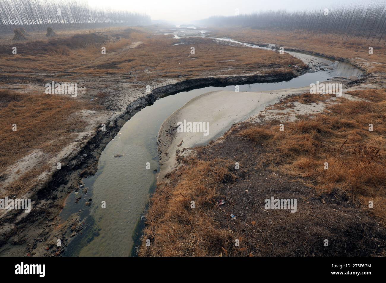 Natural scenery of the river Stock Photo - Alamy