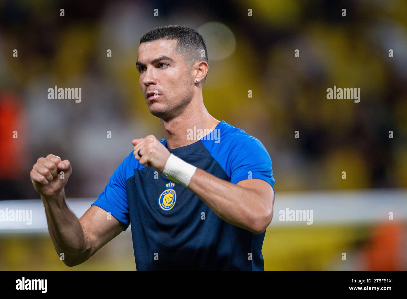 Riyadh, Saudi Arabia. 04th Nov, 2023. Cristiano Ronaldo of Al-Nassr FC during their Match Day 12 of the SAFF Roshn Saudi Pro League 2023-24 between Al-Nassr FC and Al-Khaleej FC at Al-Awwal Park on November 4, 2023 in Riyadh, Saudi Arabia. Photo by Victor Fraile / Power Sport Images Credit: Power Sport Images Ltd/Alamy Live News Stock Photo