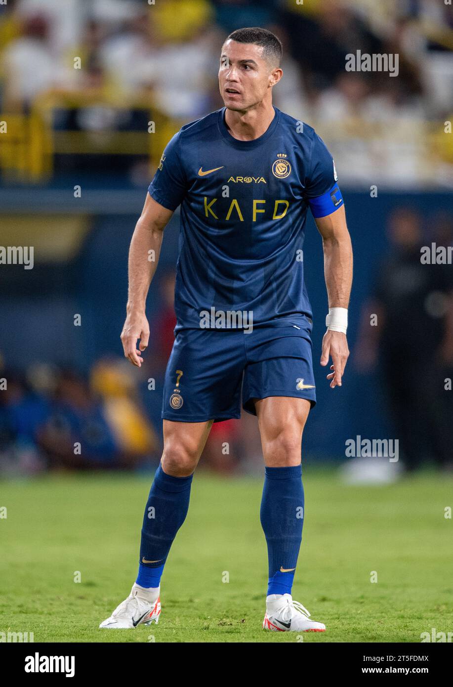 Riyadh, Saudi Arabia. 04th Nov, 2023. Cristiano Ronaldo of Al-Nassr FC during their Match Day 12 of the SAFF Roshn Saudi Pro League 2023-24 between Al-Nassr FC and Al-Khaleej FC at Al-Awwal Park on November 4, 2023 in Riyadh, Saudi Arabia. Photo by Victor Fraile / Power Sport Images Credit: Power Sport Images Ltd/Alamy Live News Stock Photo