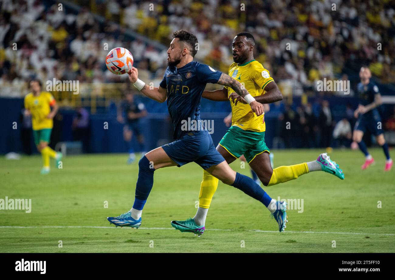 Riyadh, Saudi Arabia. 04th Nov, 2023. Alex Telles of Al-Nassr FC during ...