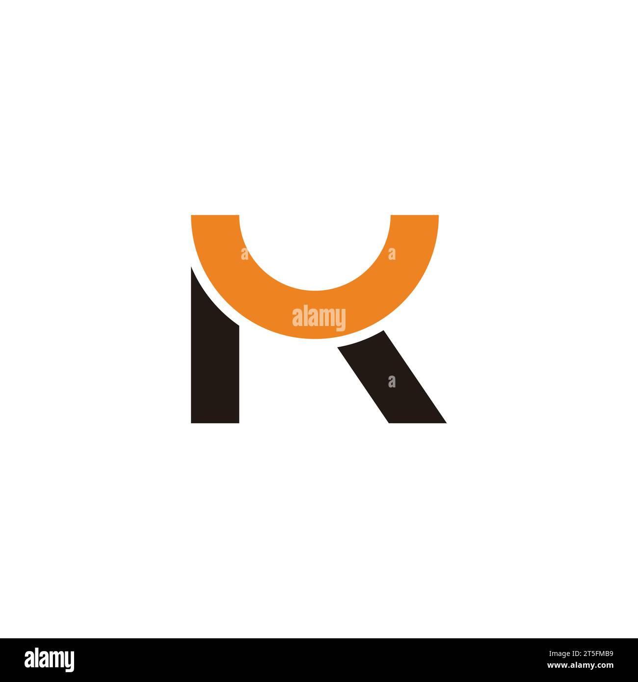 letter uk smile geometric logo vector Stock Vector
