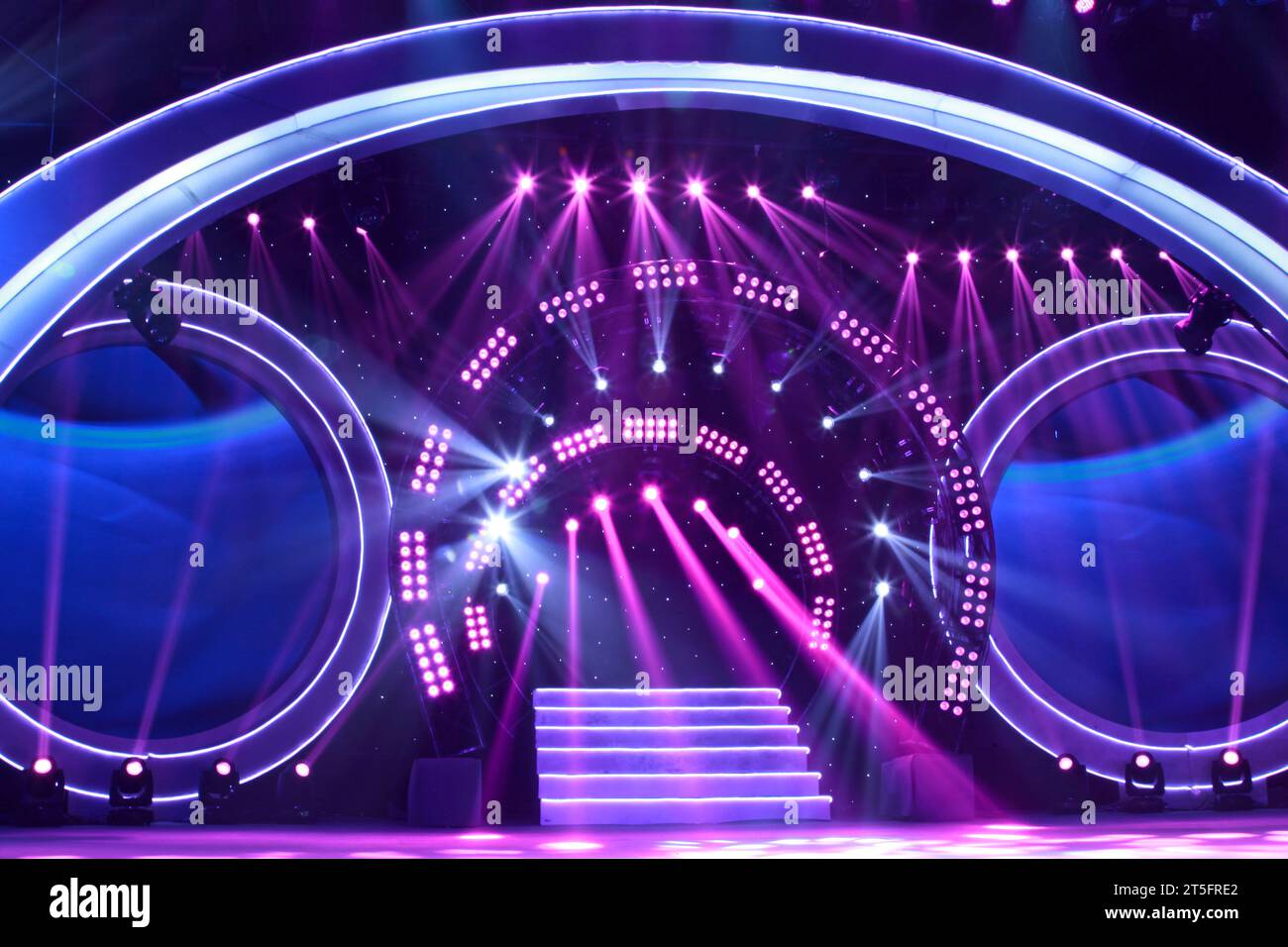 stage lighting effect in the dark Stock Photo Alamy