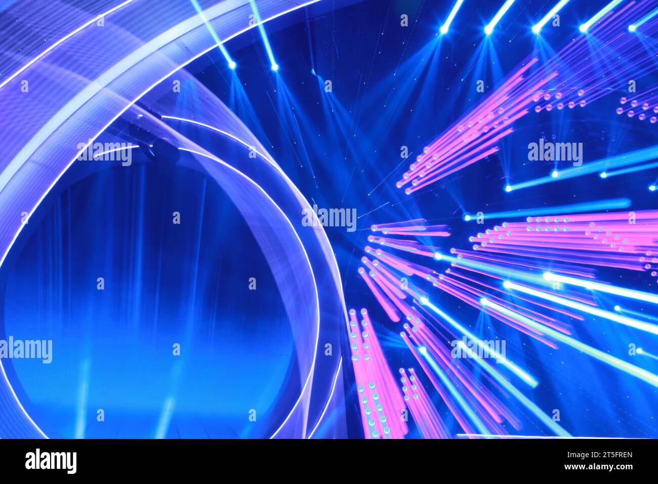 stage lighting effect in the dark Stock Photo Alamy