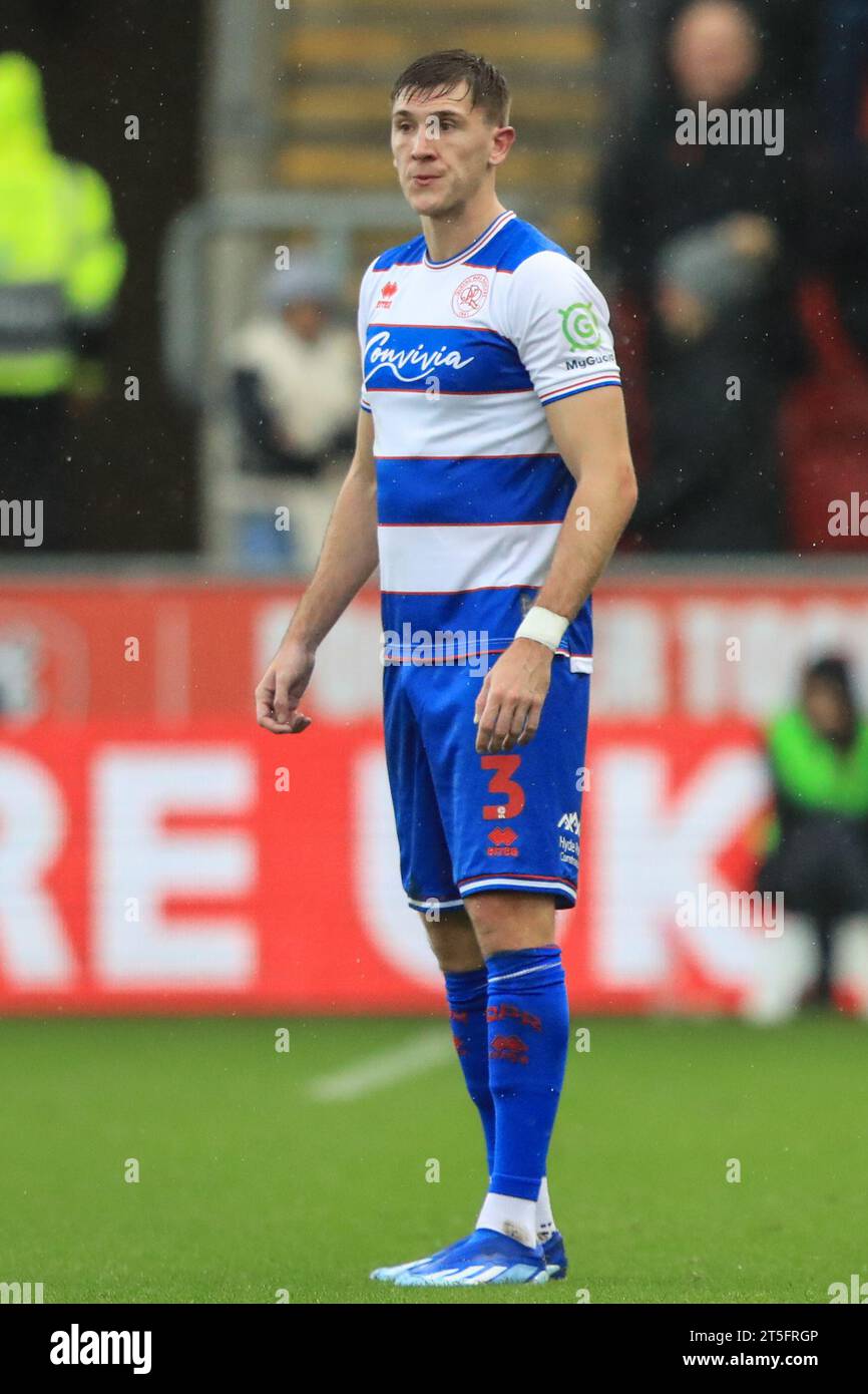 Jimmy Dunne #3 of Queens Park Rangers during the Sky Bet Championship ...