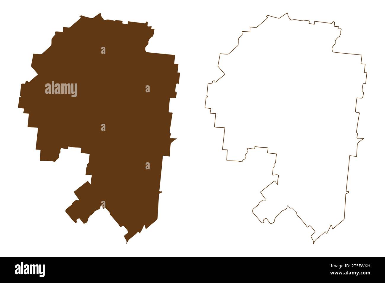 Longreach Region of Australia, Queensland state) map