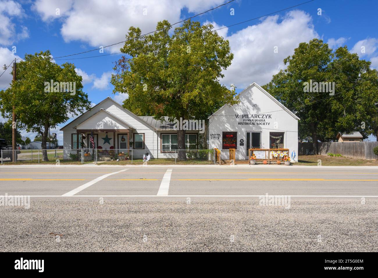 Panna Maria, Texas, USA October 12, 2023 Polish Heritage Center in