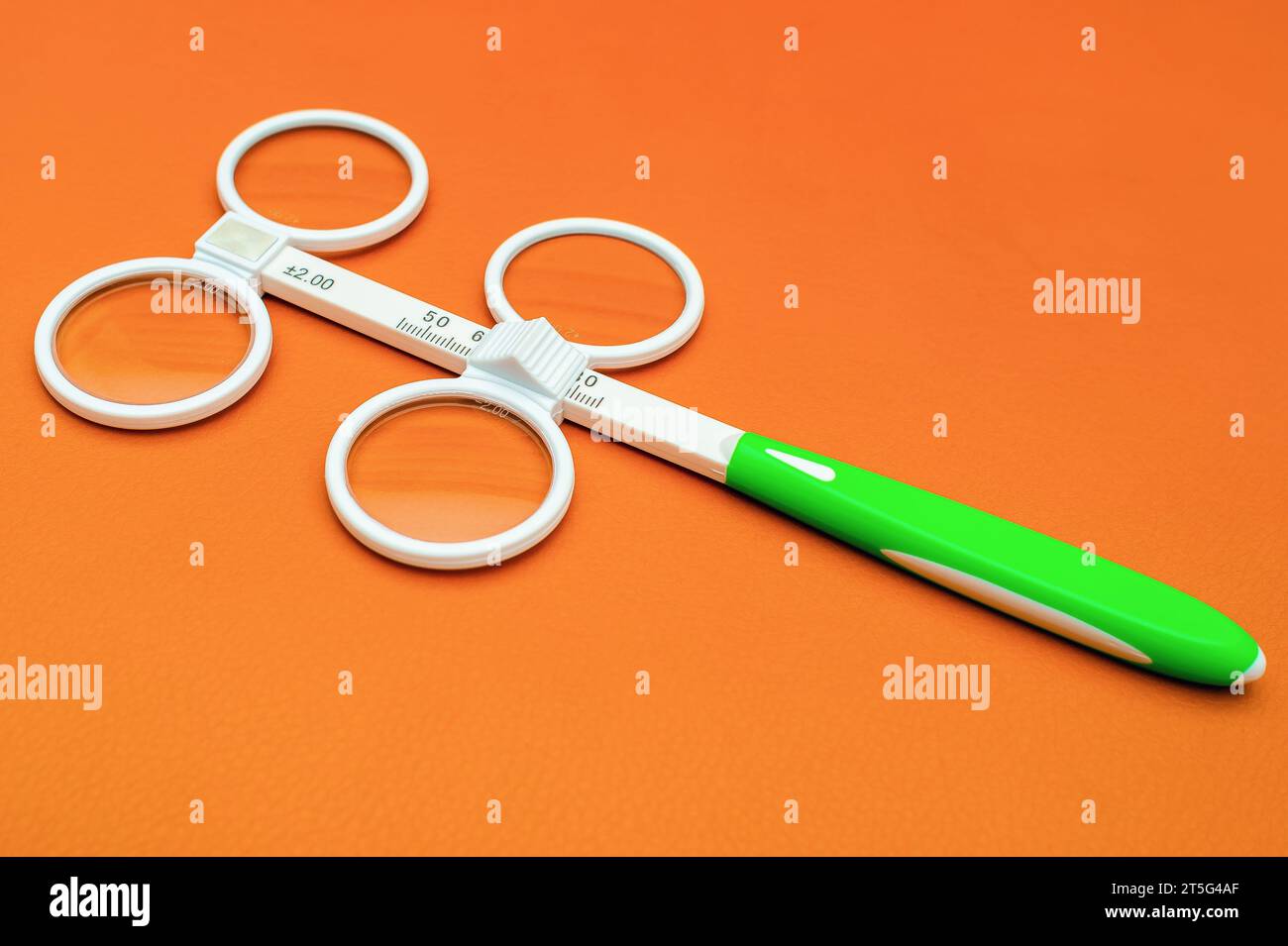 Device for measuring vision. Selection and production of glasses
