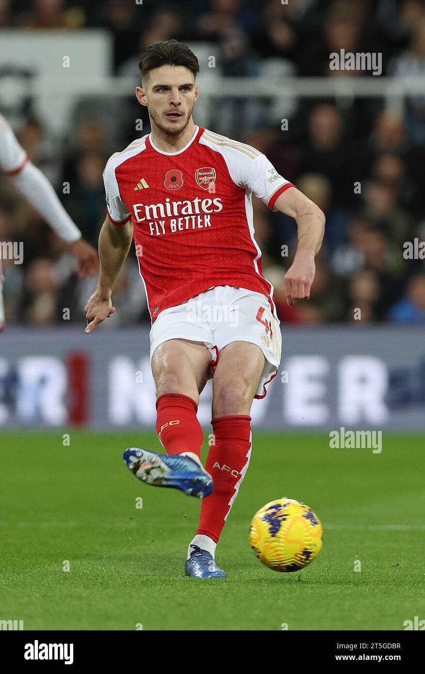 Newcastle Upon Tyne, UK. 4th Nov, 2023. Declan Rice of Arsenal during ...