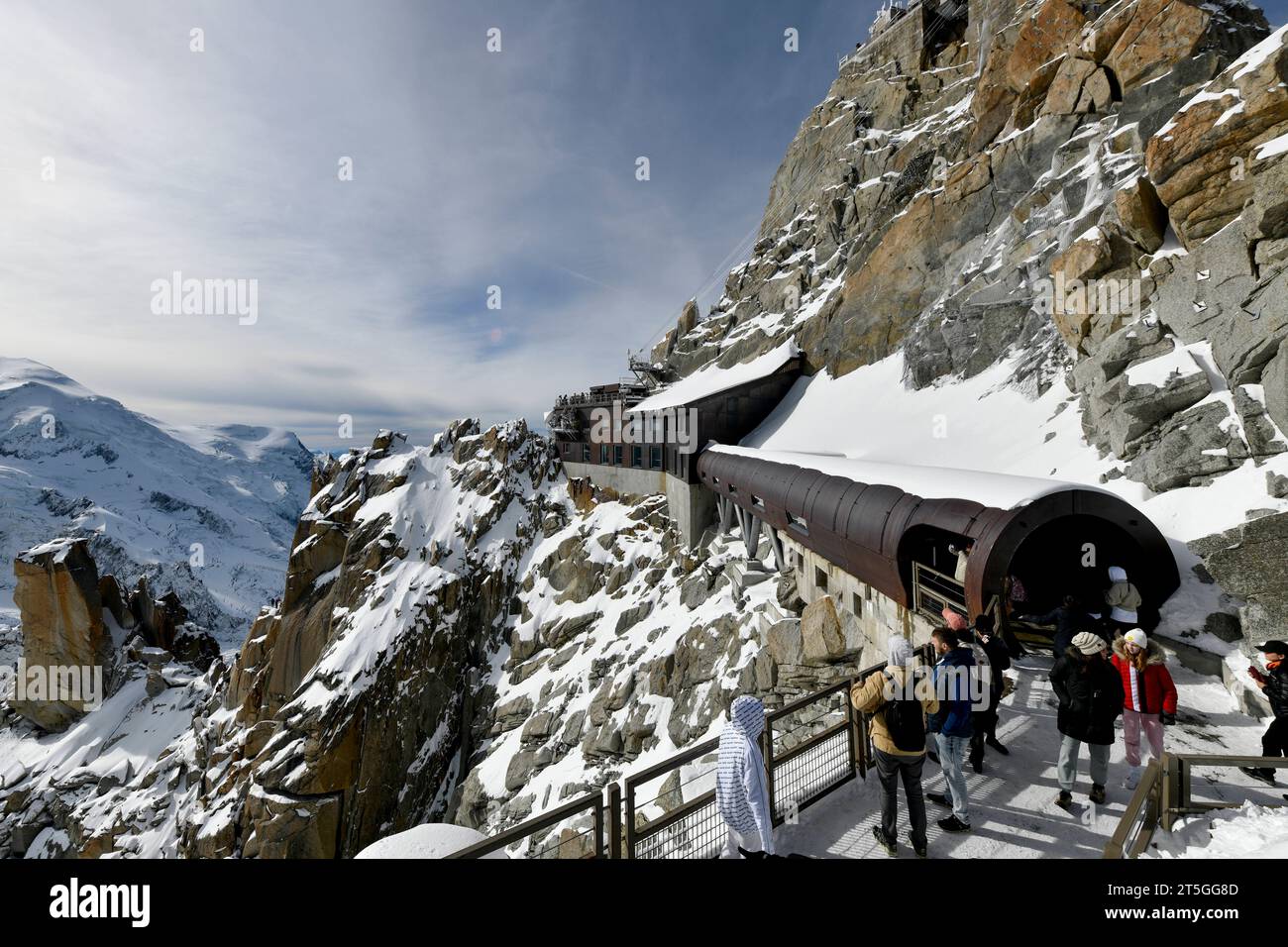 The aiguille du midi skywalk hi-res stock photography and images - Alamy