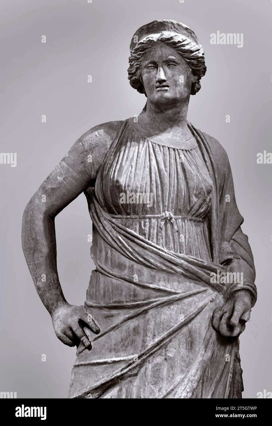 Female Deity identified as Venus protected deity of the dictator Lucius Cornelius Sulla   1st Century AD  Lucius Cornelius Sulla Felix commonly known as Sulla, was a Roman general and statesman. He won the first large-scale civil war in Roman                               National Archaeological Museum of Naples Italy. Stock Photo