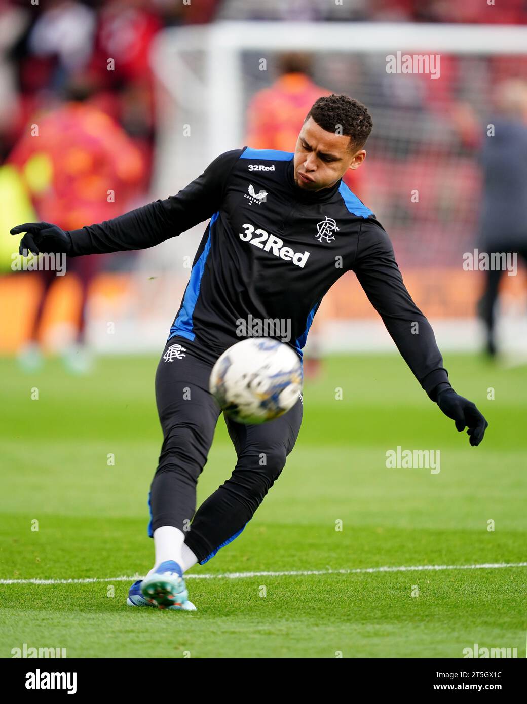 Rangers' James Tavernier Warms Up Ahead Of The Viaplay Cup Semi-final ...