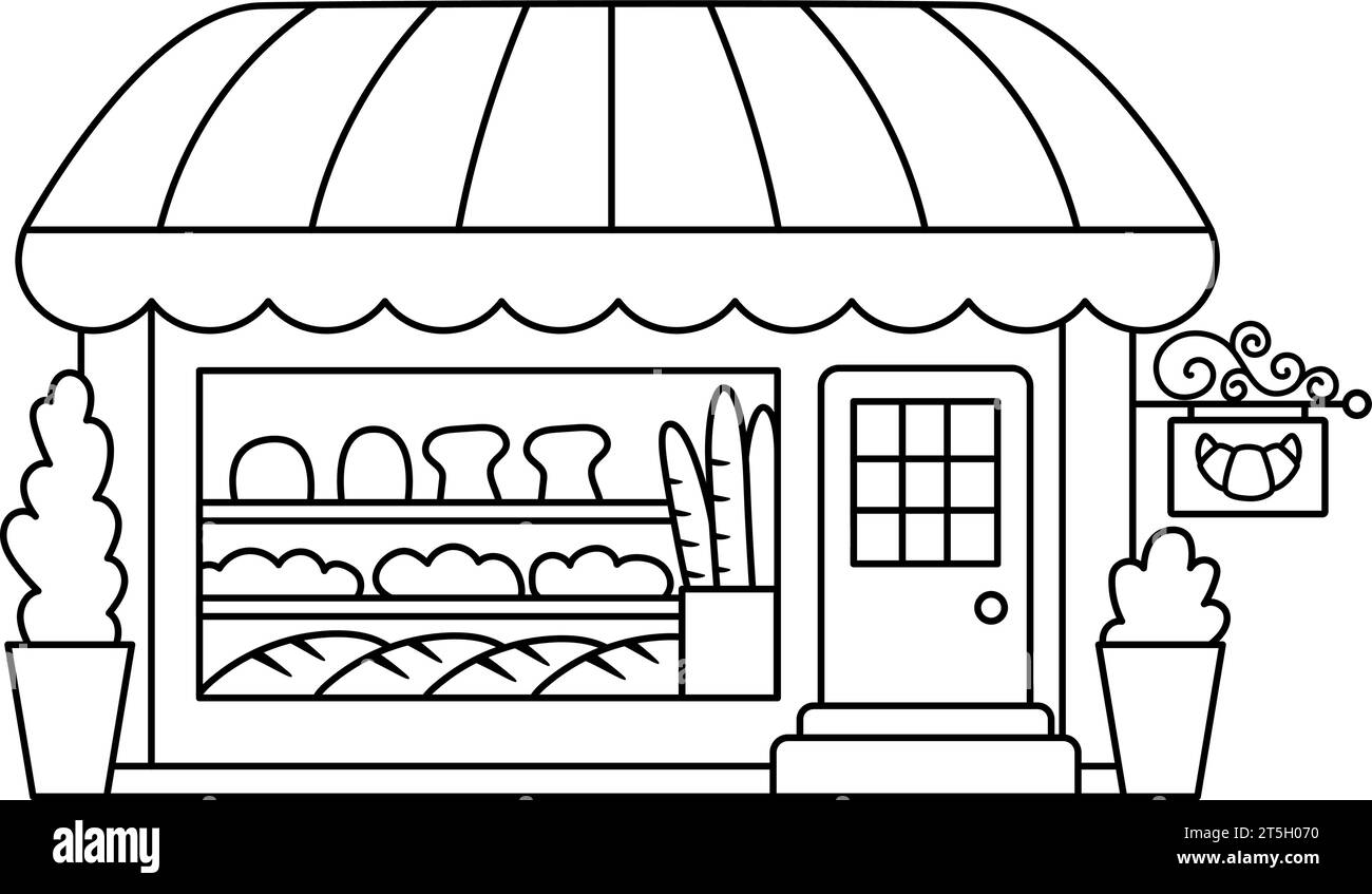 French cafe exterior Black and White Stock Photos & Images Alamy