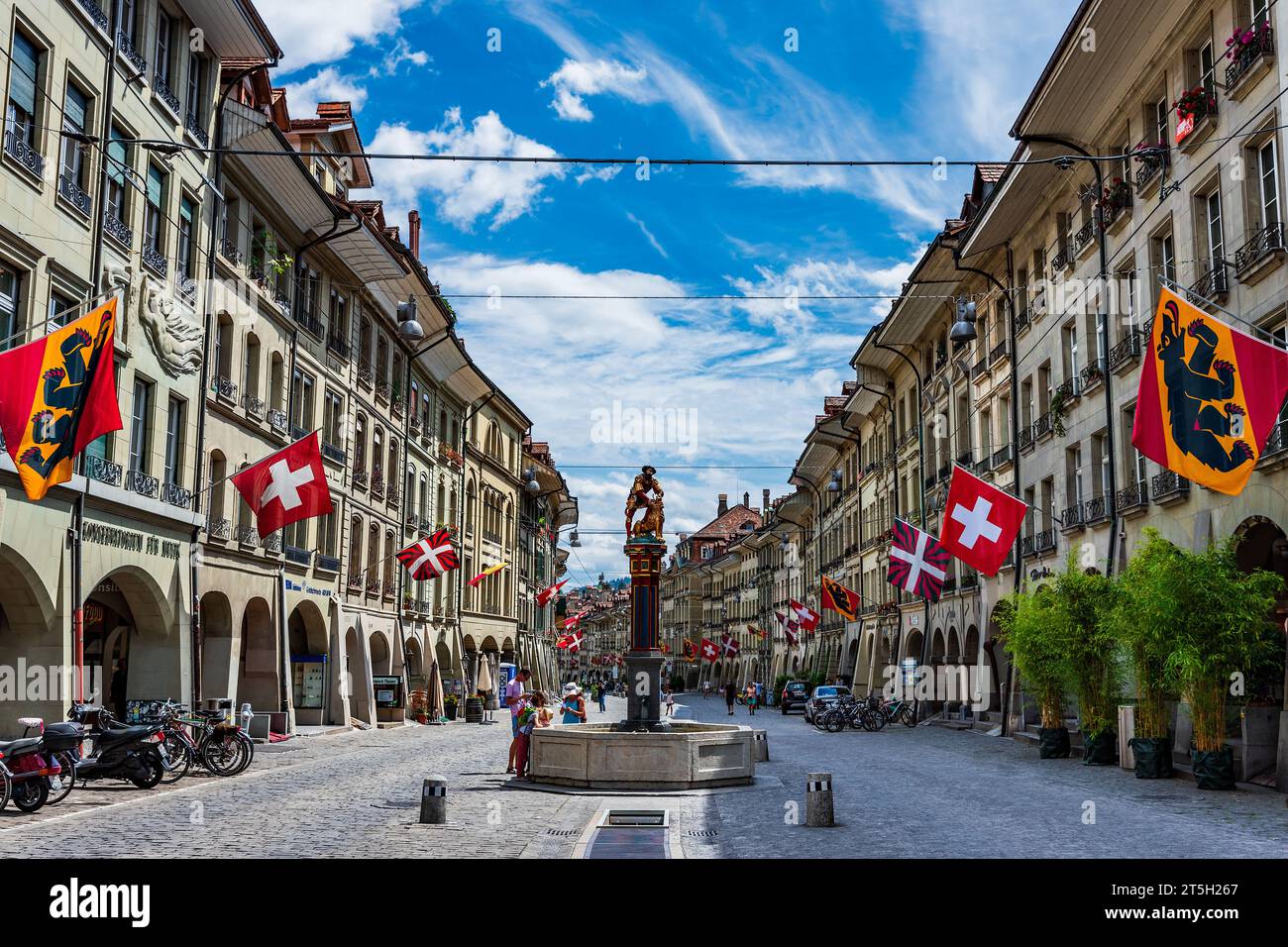 Enchanting Bern: Where History Meets Scenic Beauty Stock Photo