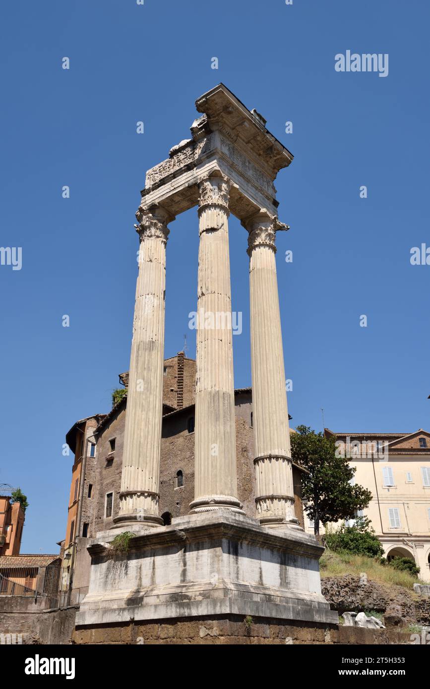 Temple of Apollo Sosianus, Rome, Italy Stock Photo
