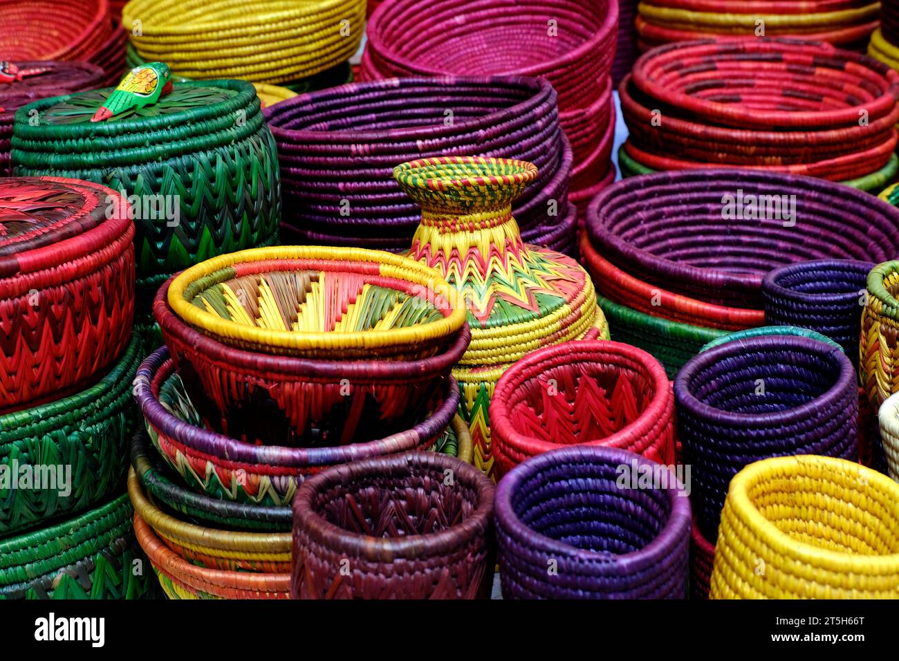handmade colourful Bamboo basket for sale in Pune India, stylish