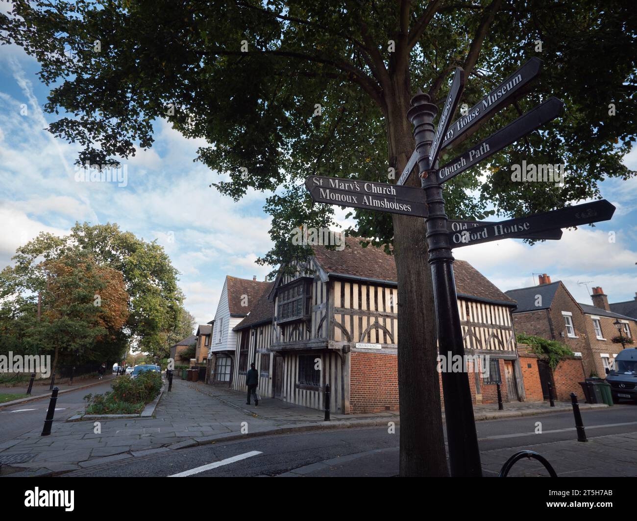 The Ancient House Walthamstow Village, one of London's oldest homes, Walthamstow London UK, with