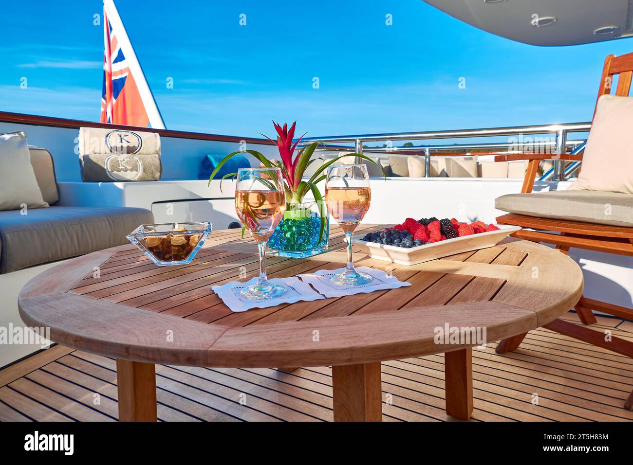 On a teak table hires stock photography and images Alamy