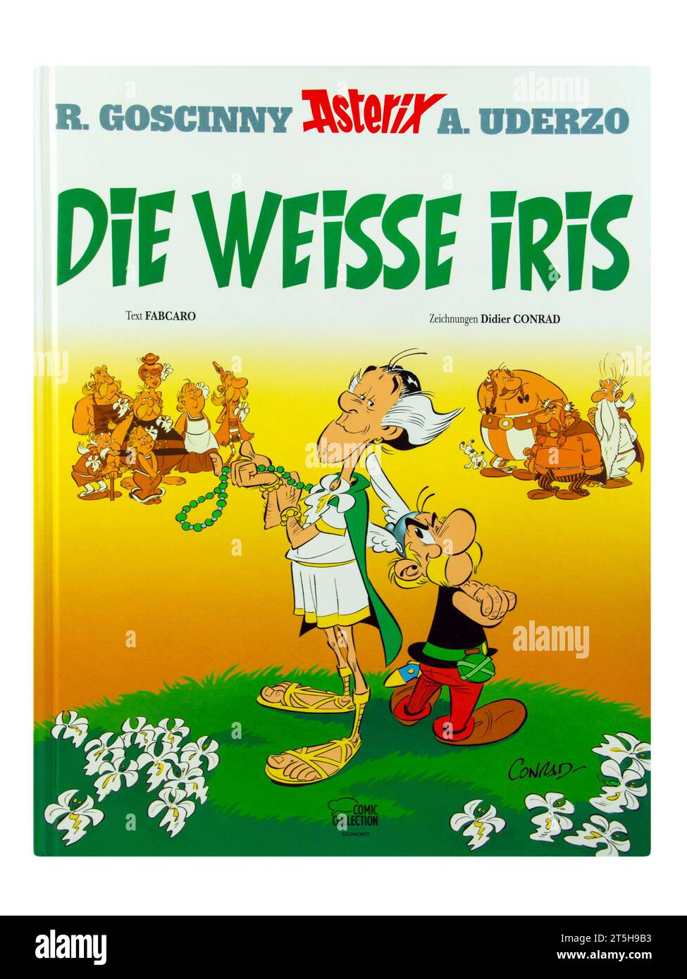 Die weisse Iris  Asterix  Buch Egmont Verlag Comic Collection Stock Photo