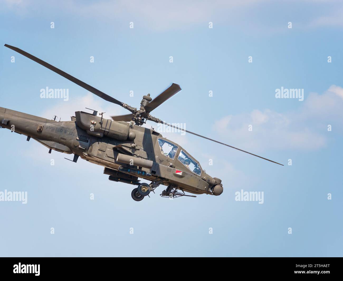 United States military helicopter. Combat US air force. Stock Photo