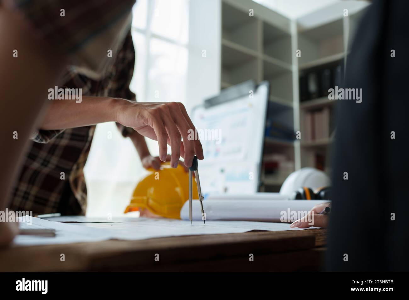 Engineers, designers and interior designers are finalizing the design ...