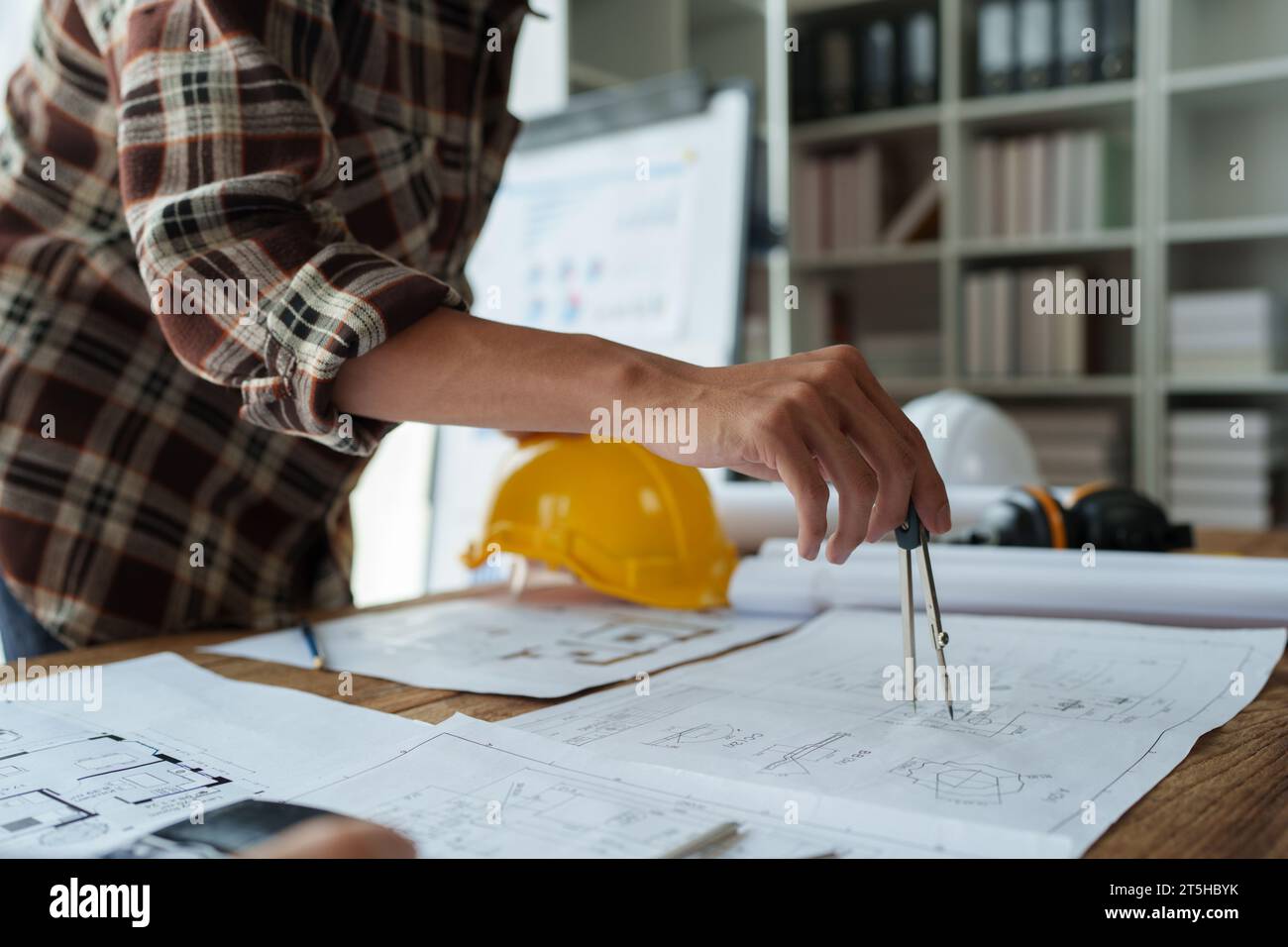 Engineers, designers and interior designers are finalizing the design ...