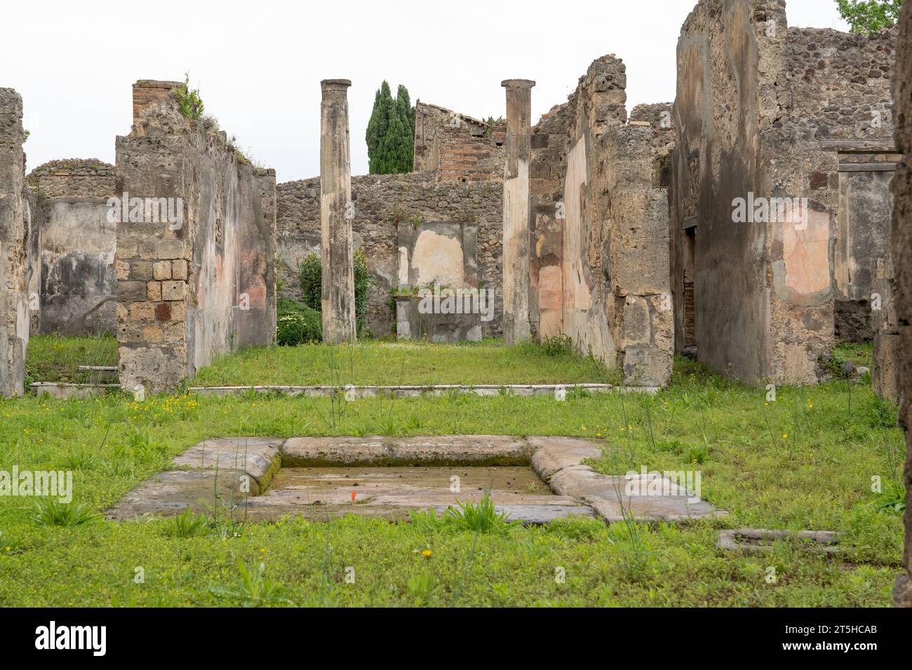 Pompeii Italy, a city once covered by volcanic ash, now a glimpse in to