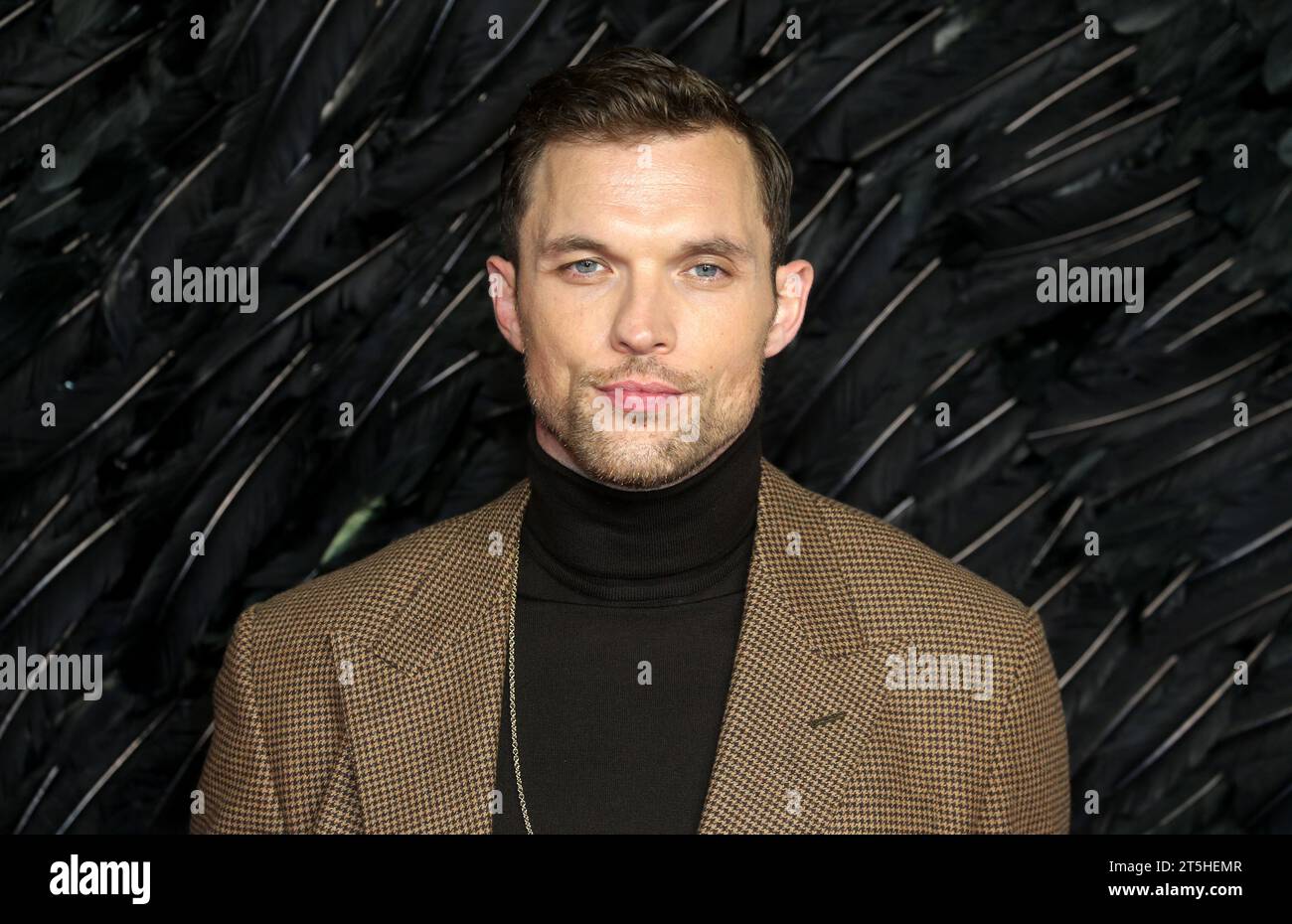 London, UK. 09th Oct, 2019. Ed Skrein attends the European premiere of 'Maleficent: Mistress of Evil' at Odeon IMAX Waterloo in London. (Photo by Fred Duval/SOPA Images/Sipa USA) Credit: Sipa USA/Alamy Live News Stock Photo