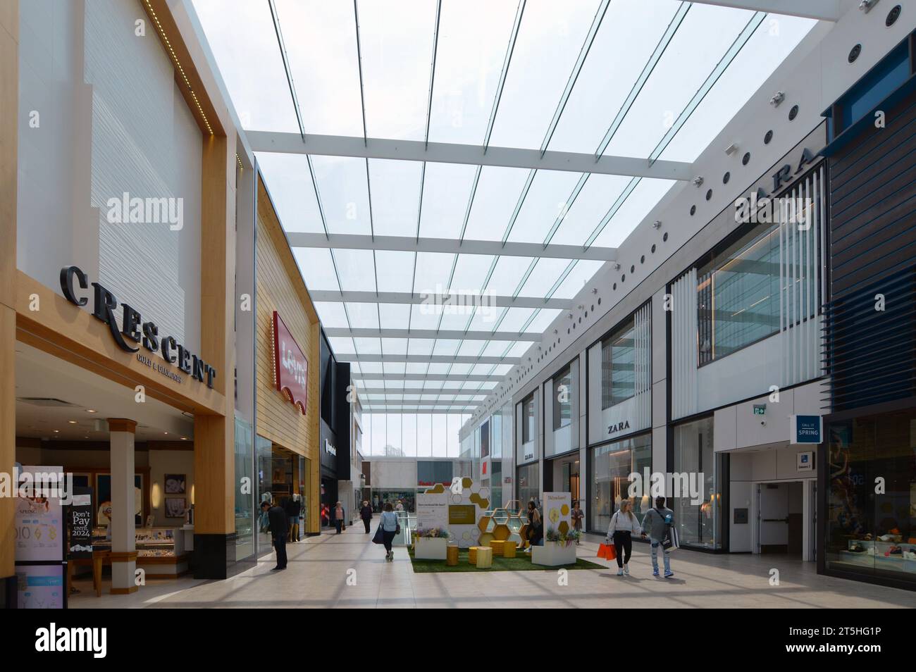 Interior of the Halifax Shopping Centre mall in Halifax, Nova Scotia