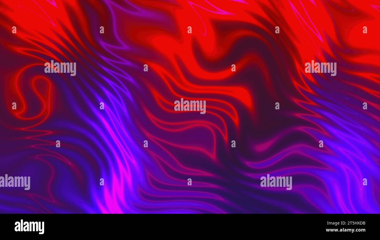 Abstract digital waving neon lines hi-res stock photography and images ...