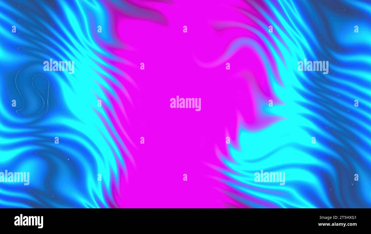 Abstract digital waving neon lines hi-res stock photography and images ...