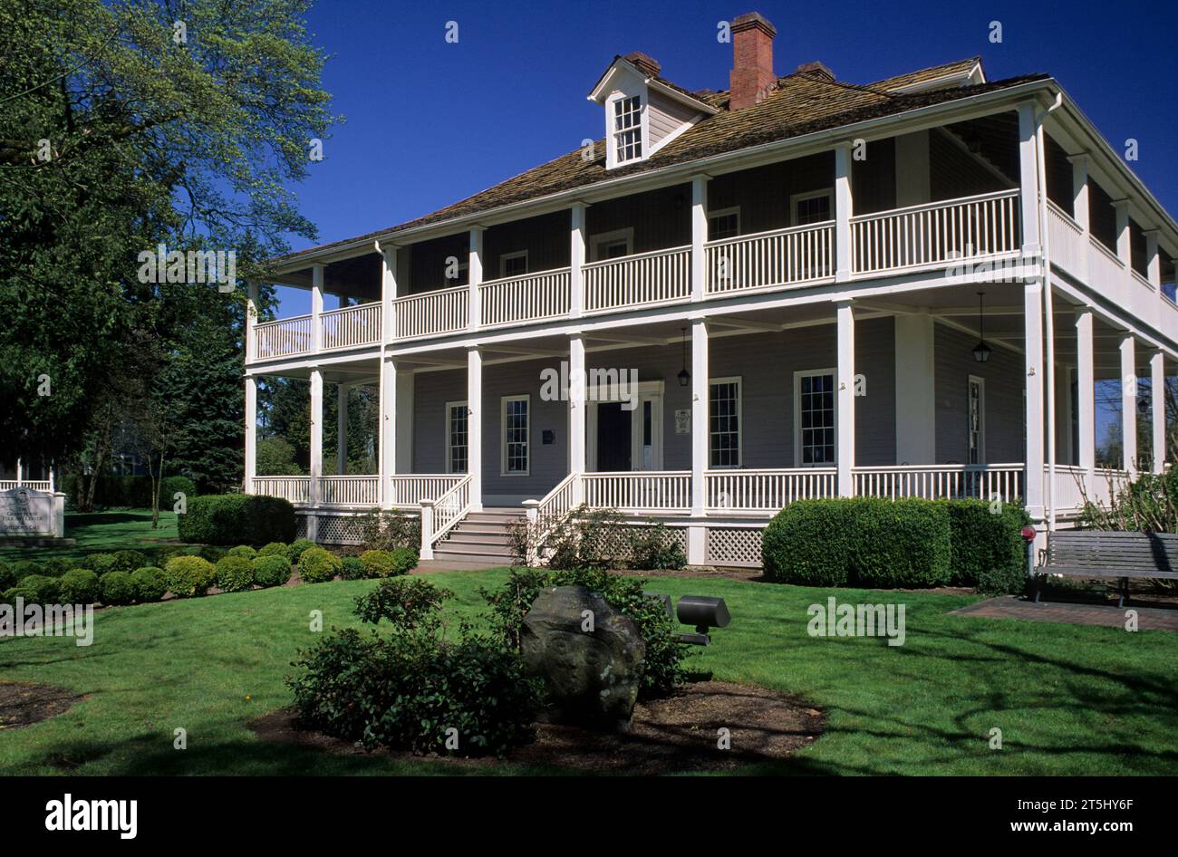 Grant House, Vancouver National Historic Reserve, Washington Stock Photo