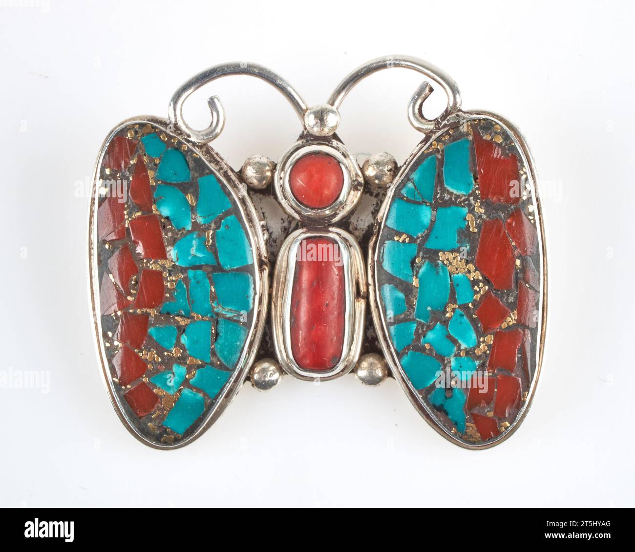 Museum Vintage Navajo 'Turquoise Pond' Native American Jewelry Silver Leaf Bracelet Old Museum Vintage Navajo 'Turquoise Pond' Native American Jewelry Silver Leaf Bracelet Old