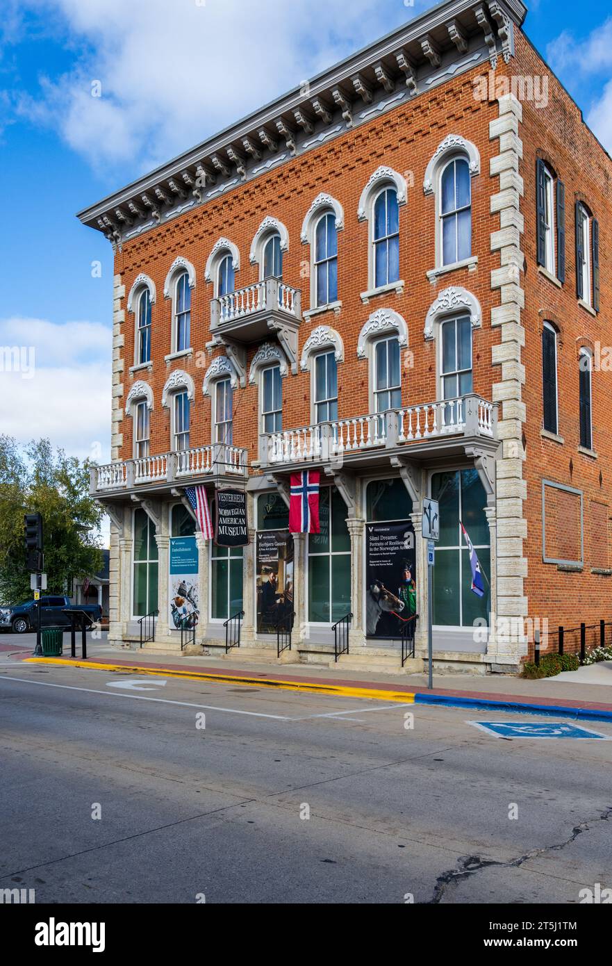 Decorah, IA 16 October 2023 Main building of the Vesterheim
