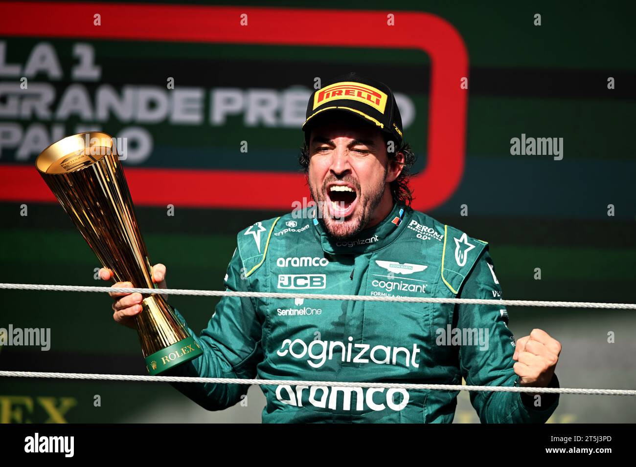 Sao Paulo, Brazil. 05th Nov, 2023. Fernando Alonso (ESP) Aston Martin ...