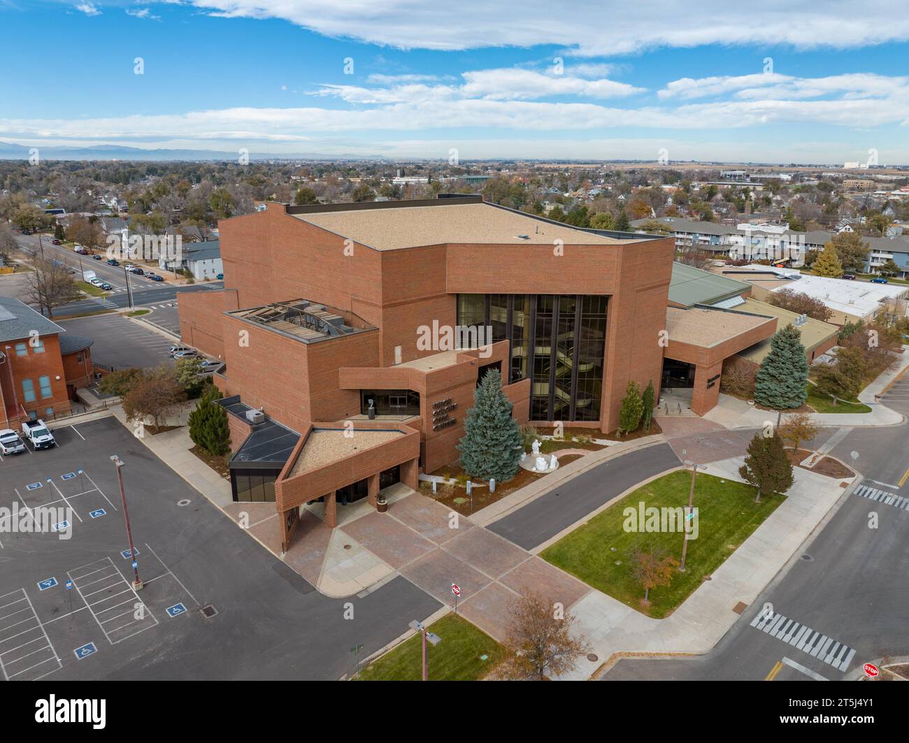 Union Colony Civic Center Greeley Colorado Monfort Concert Hall Stock Photo