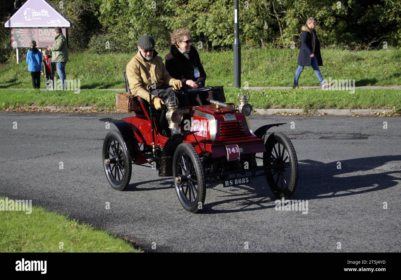 1950 A. TASSIN Paris - HAYNES APPERSON runabout 1903 - Ancien Tacot Tole Voiture