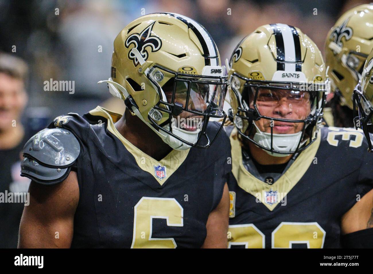 New Orleans, Louisiana, USA. 5th Nov, 2023. (left to right) New Orleans ...