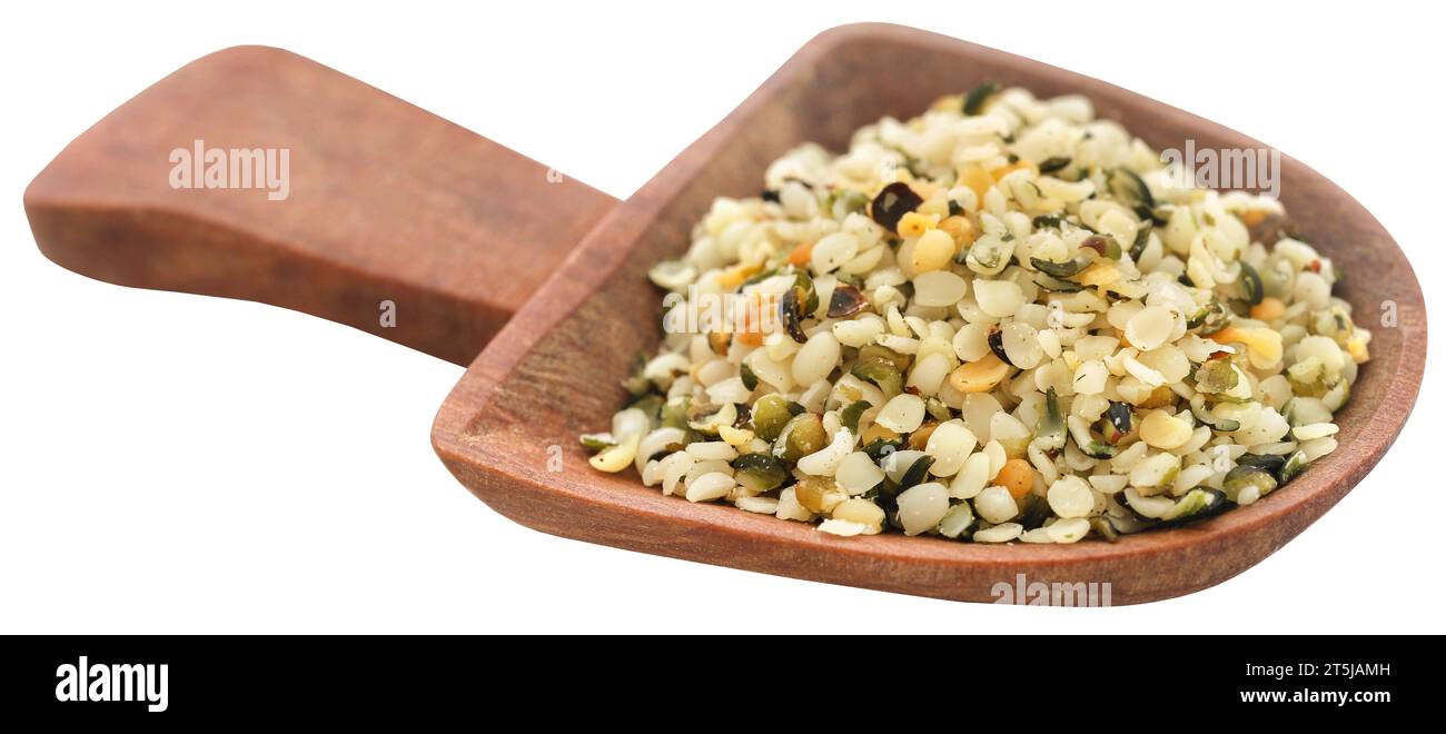 Peeled hemp seed full of nutritious ingredient Stock Photo Alamy