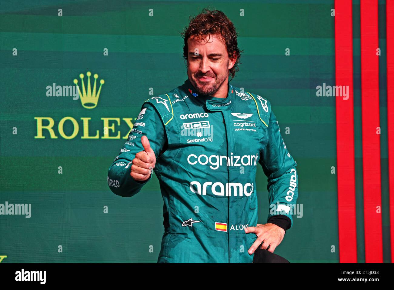 Sao Paulo, Brazil. 05th Nov, 2023. Fernando Alonso (ESP) Aston Martin ...