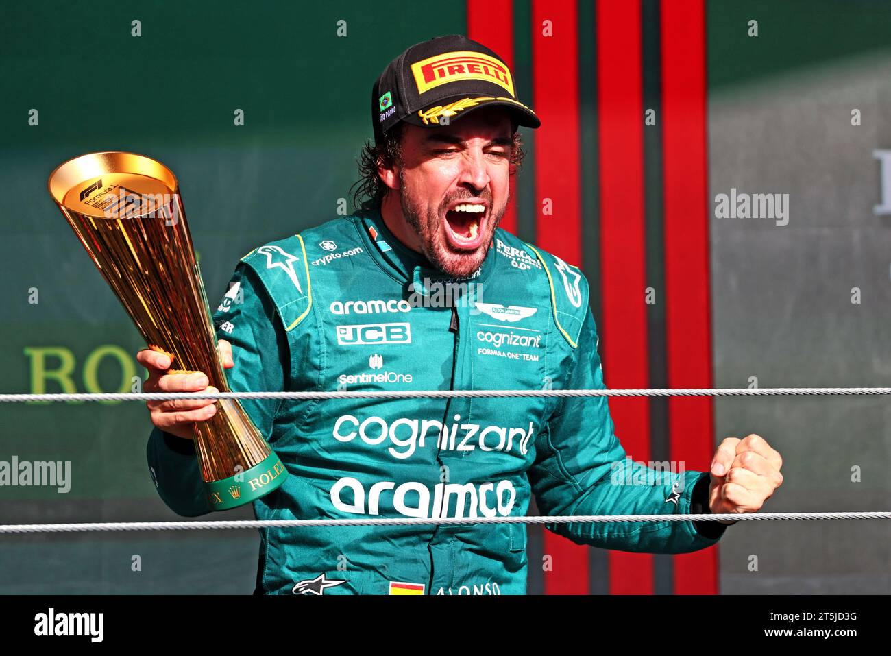 Sao Paulo, Brazil. 05th Nov, 2023. Fernando Alonso (ESP) Aston Martin ...