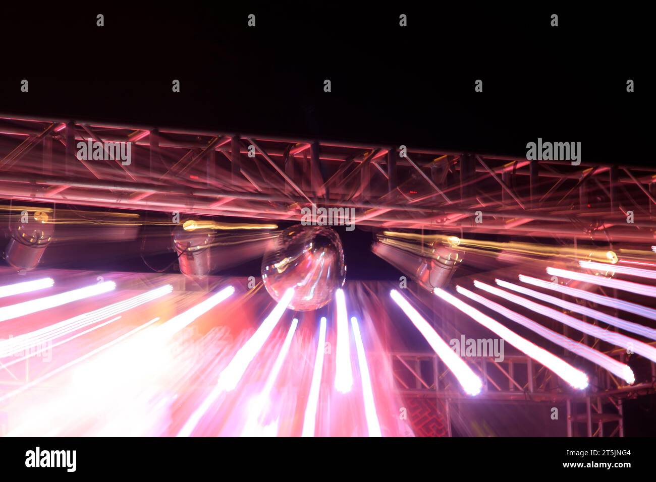 stage lighting effect in the dark Stock Photo Alamy